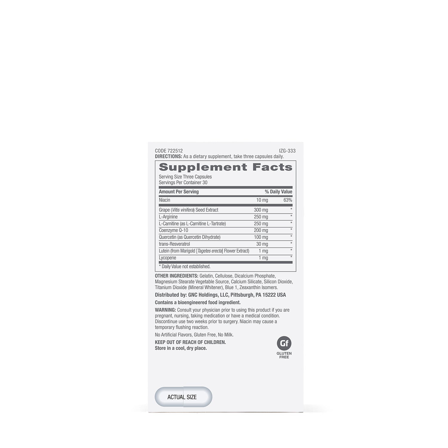 تركيبة GNC Preventive Nutrition® لضغط الدم الصحي