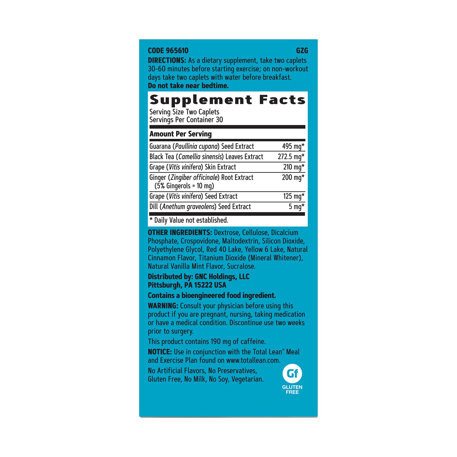 منتج GNC Total Lean® Burn 60™