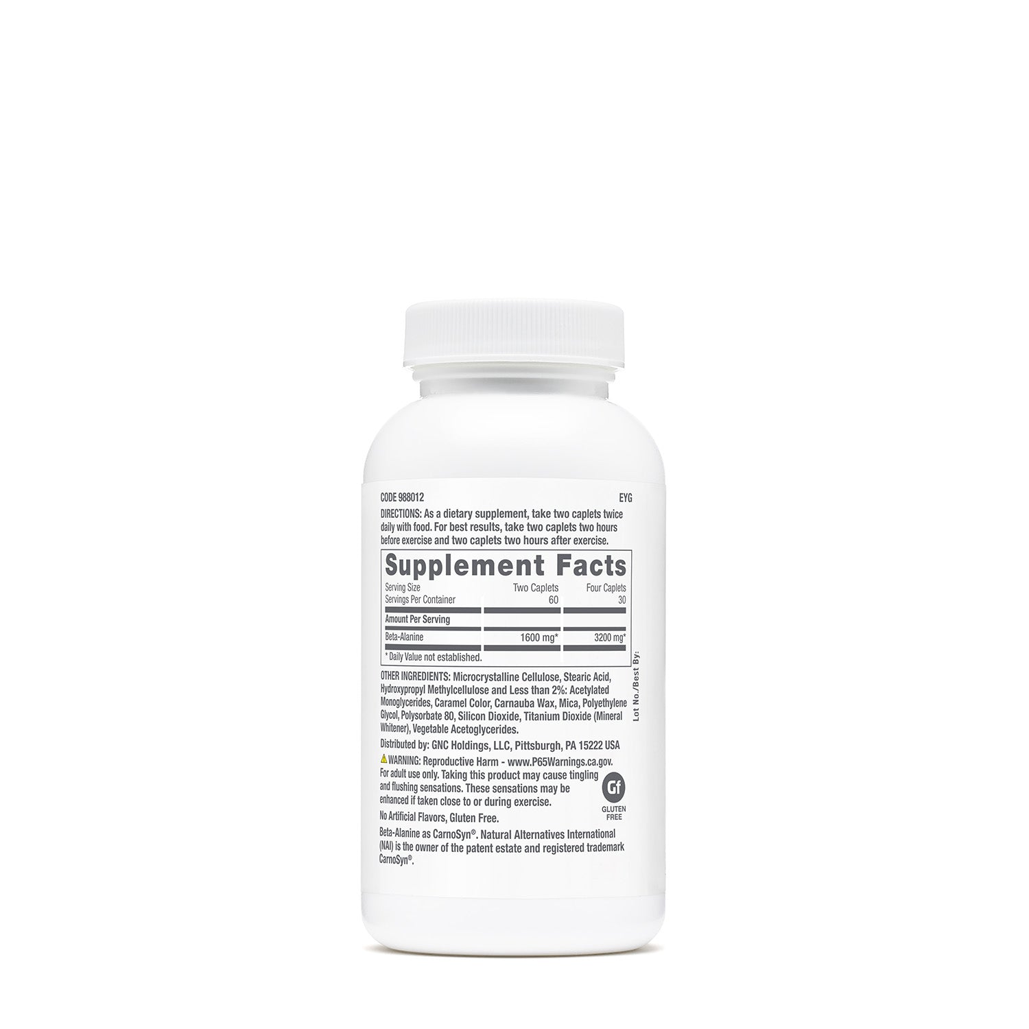 GNC Pro Performance® Beta-Alanine 3200 mg