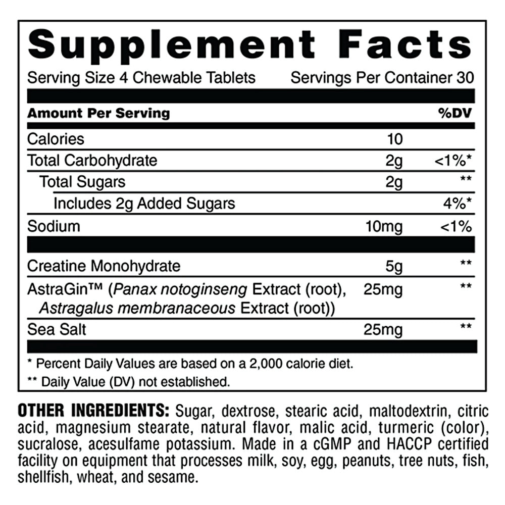 Universal Nutrition Animal® Creatine Chews