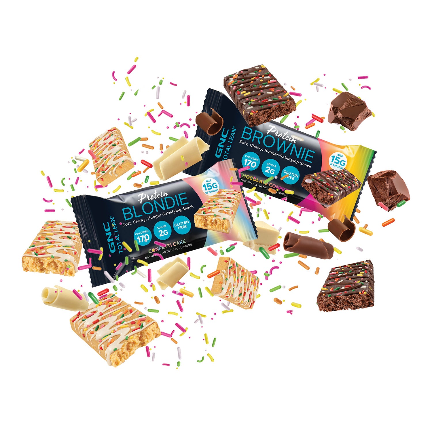 براوني بروتين توتال لين® من جي إن سي 45 جرام