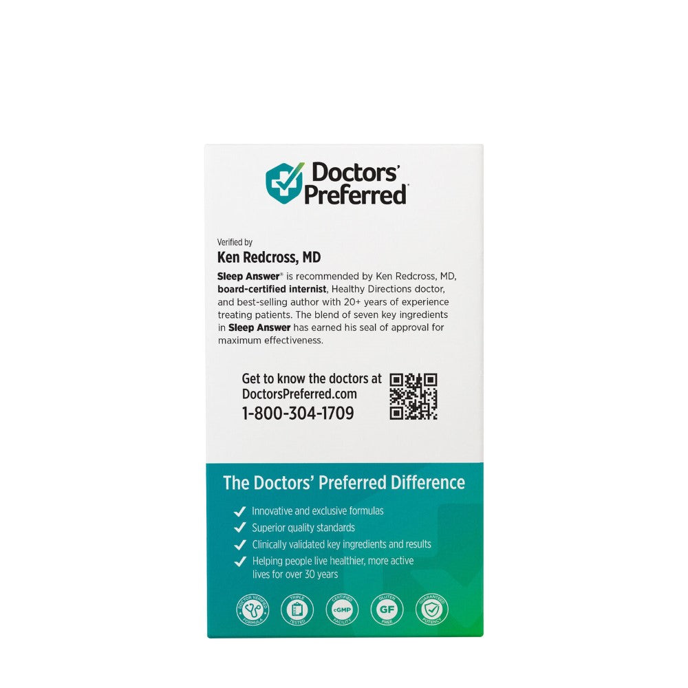 إجابات النوم المفضلة لدى الأطباء®