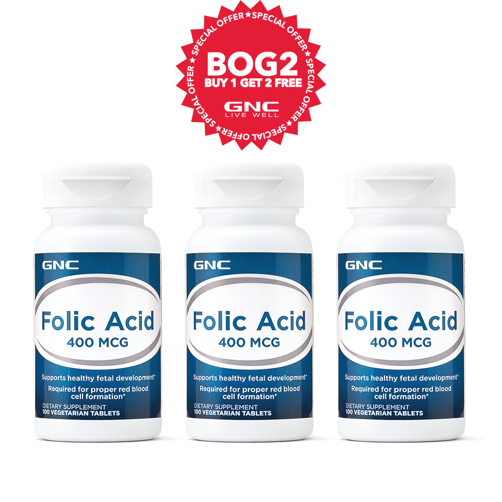 GNC Folic Acid 400 mcg (BOG2)