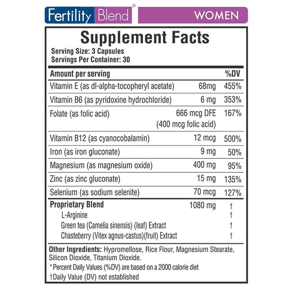 مزيج الخصوبة اليومي للعافية® للنساء