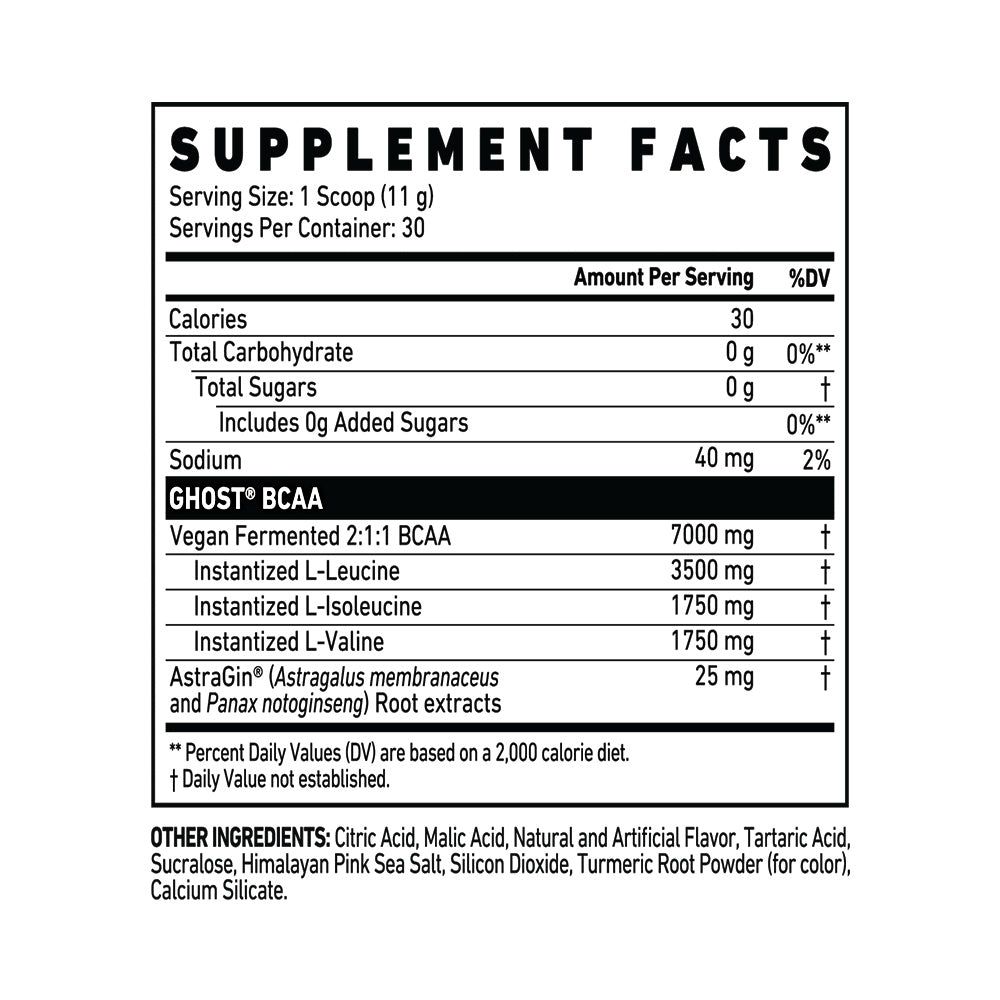 أحماض أمينية BCAA من GHOST®