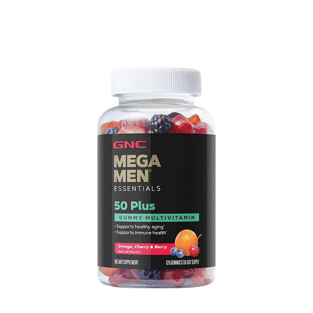 GNC Mega Men® Essentials 50 Plus Gummy Multivitamins