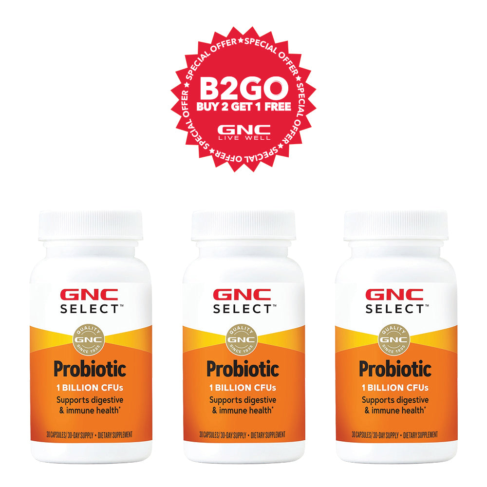 بروبيوتيك GNC Select™ بمليار وحدة تشكيل مستعمرة