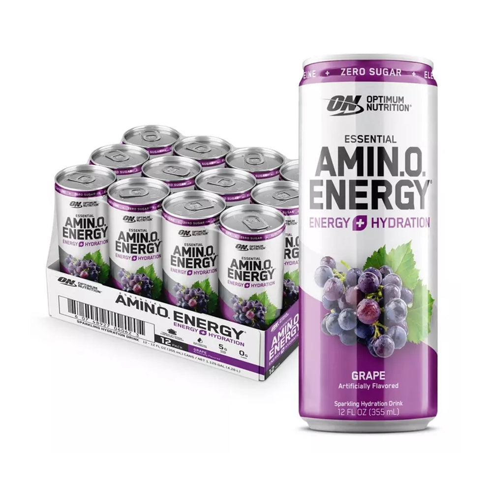 مشروب الترطيب الفوار الأميني للطاقة من أوبتيموم نيوتريشن®، 355 مل