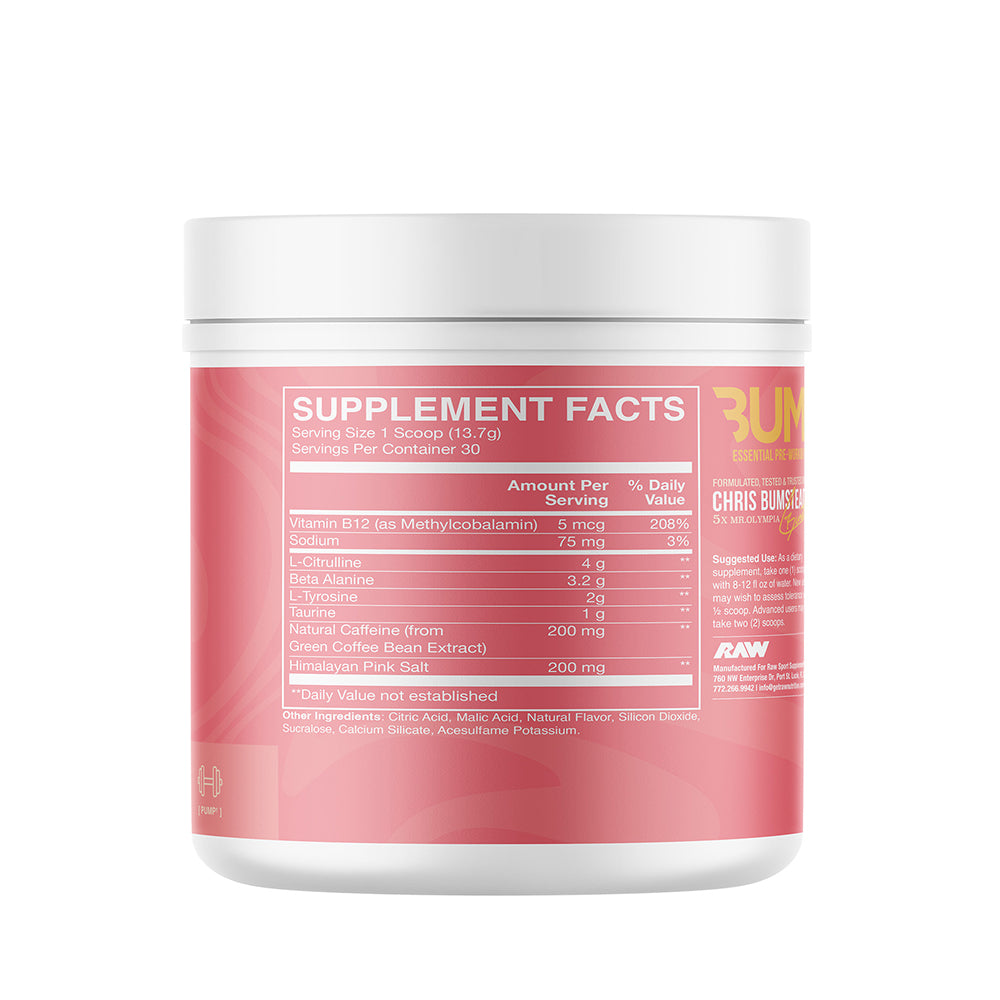 RAW Nutrition BUM Essential Pre Workout