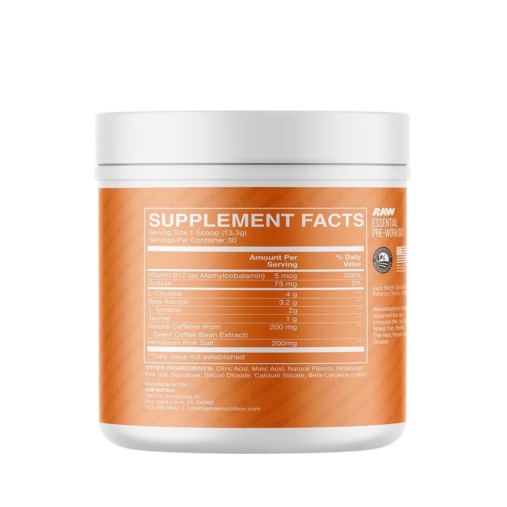 RAW Nutrition BUM Essential Pre Workout
