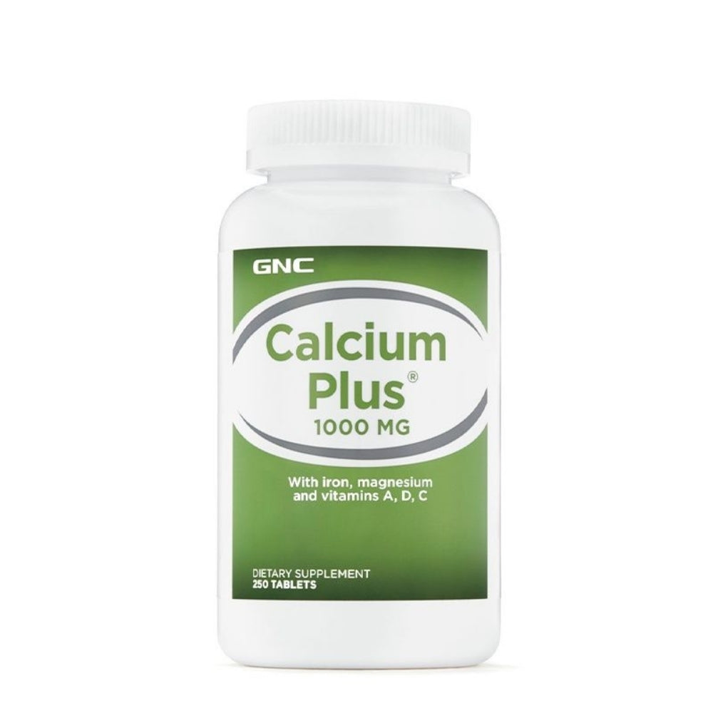 GNC Calcium Plus 1000 mg with Iron, Magnesium, and Vitamins A, D, C