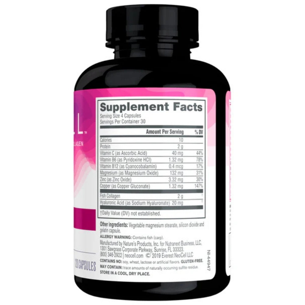 كولاجين السمك + حمض الهيالورونيك من نيو سيل®