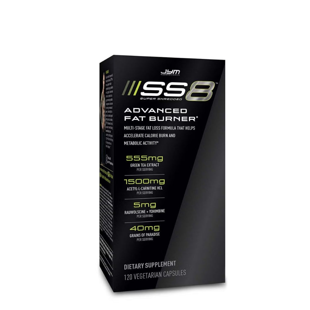 JYM® SS8™ Super Shredded 8 Advanced Fat Burner