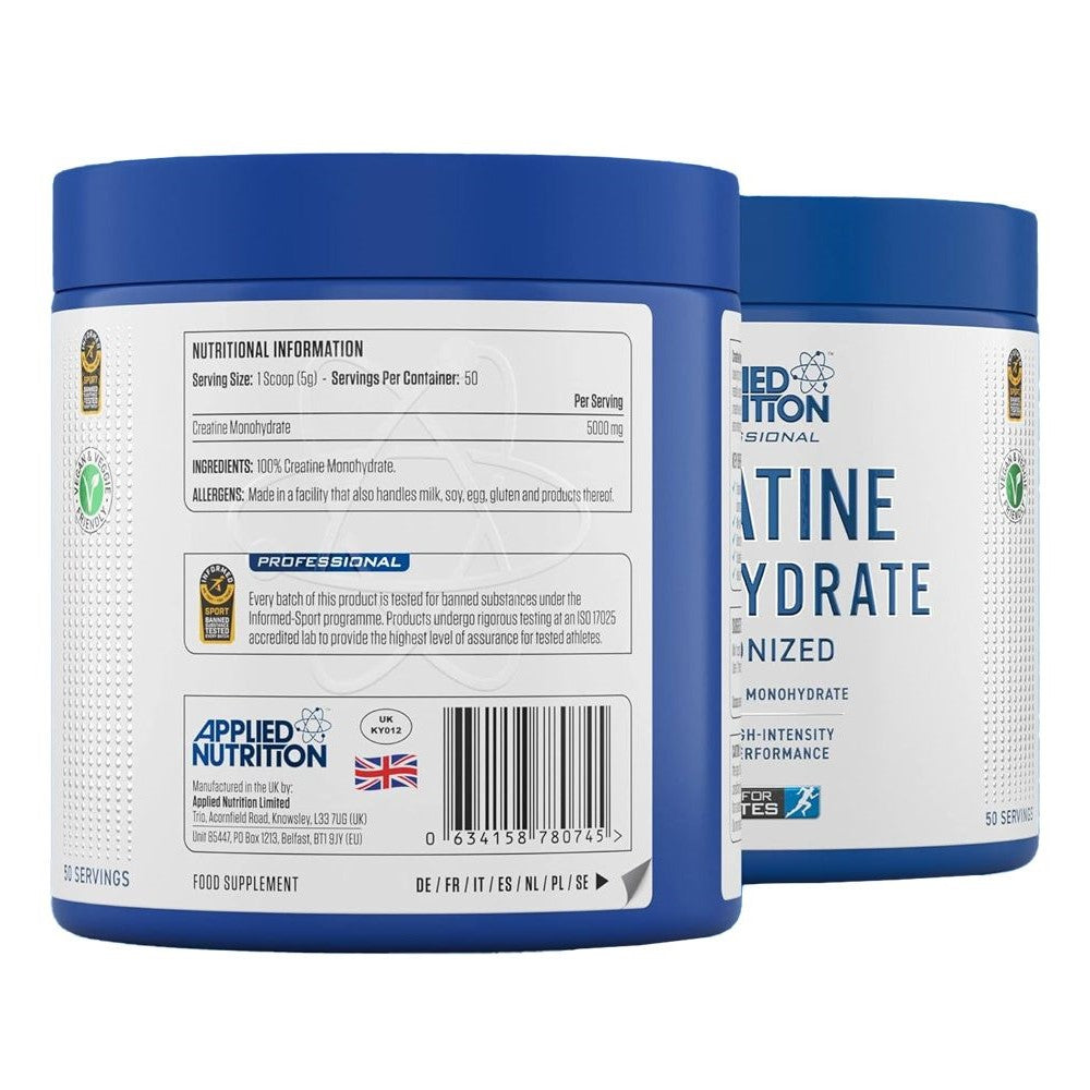 كرياتين أحادي الهيدرات ميكرونيزد من أبلايد نيوترشن 5000 ملغ