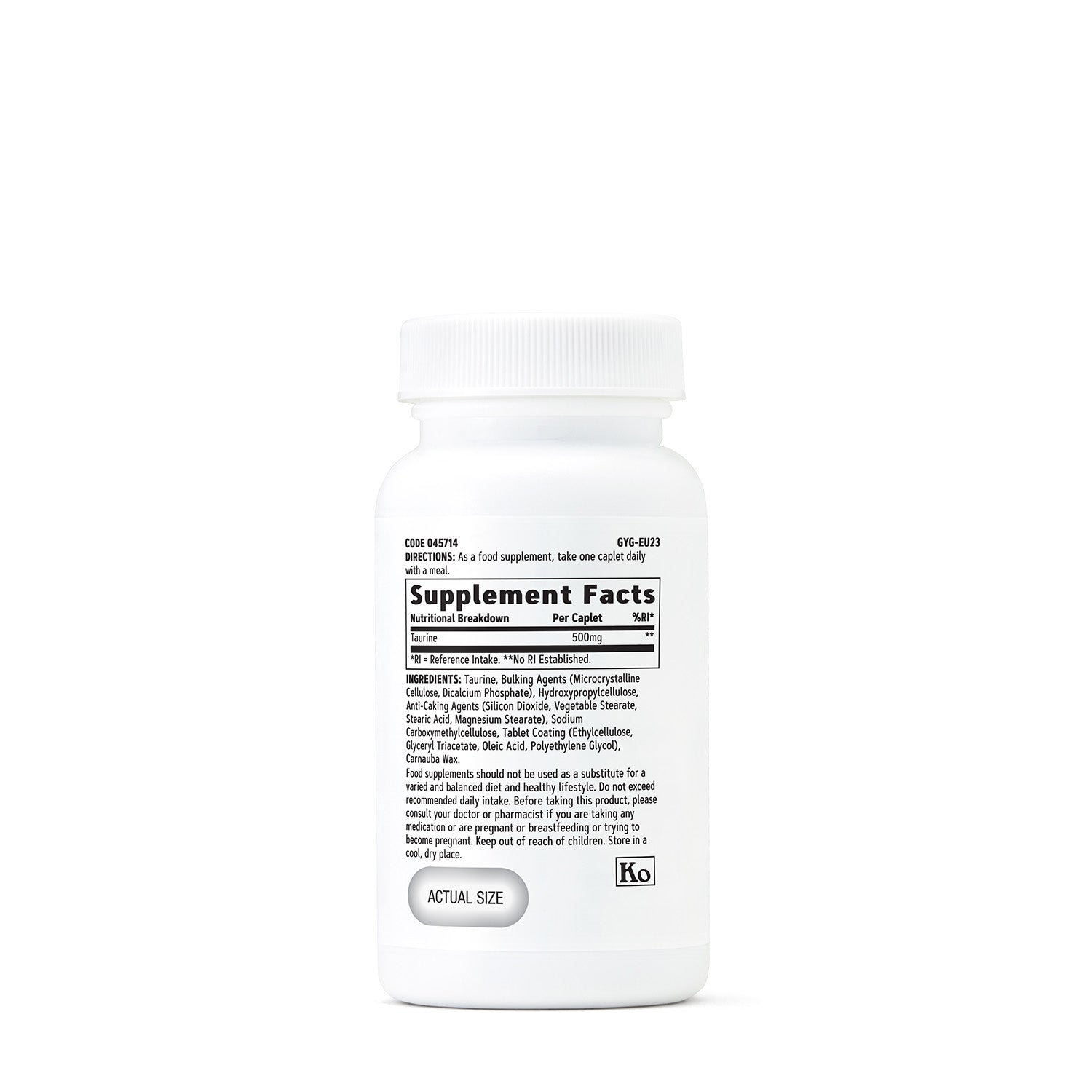 GNC Taurine 500 mg