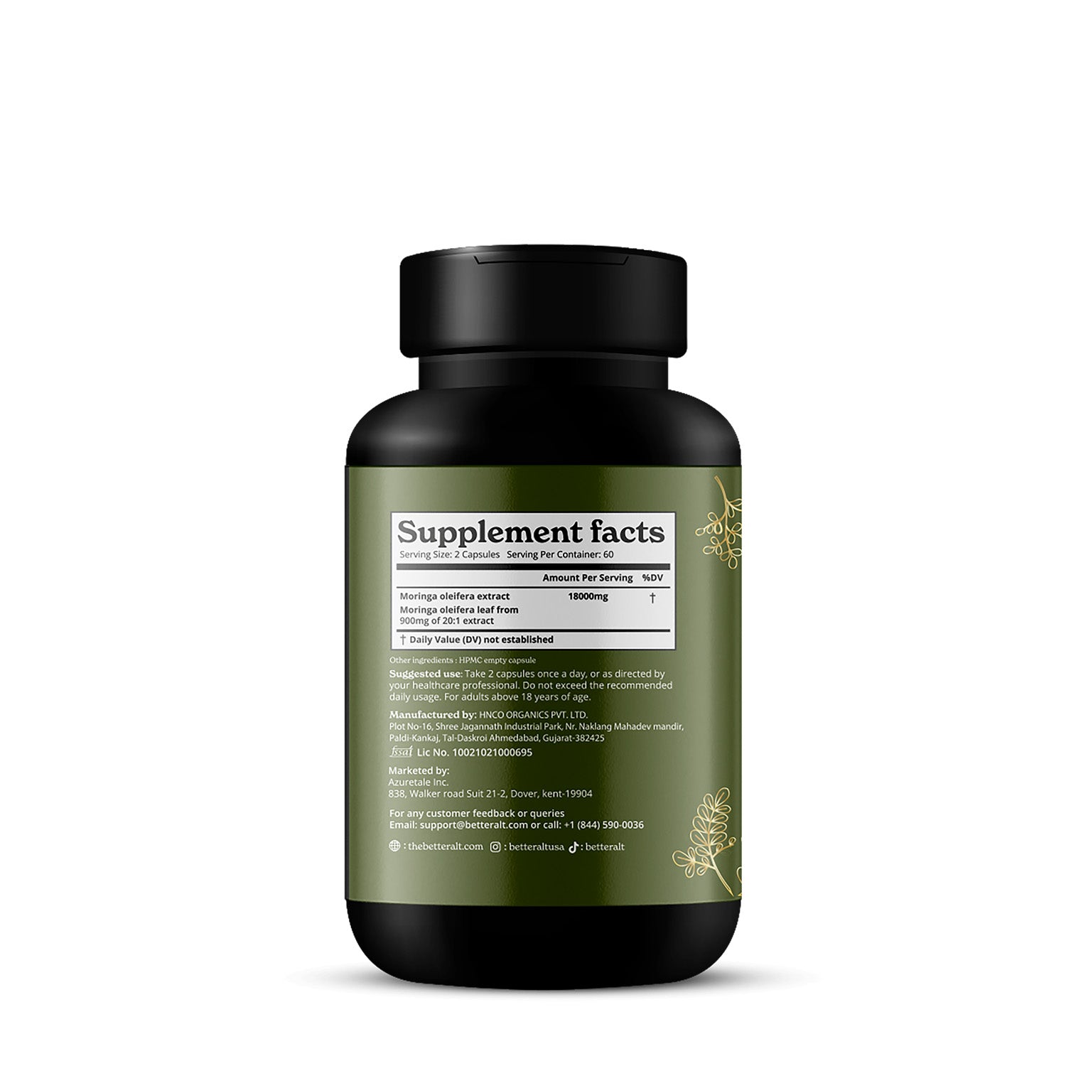BetterAlt® Nourish Moringa 18000 mg