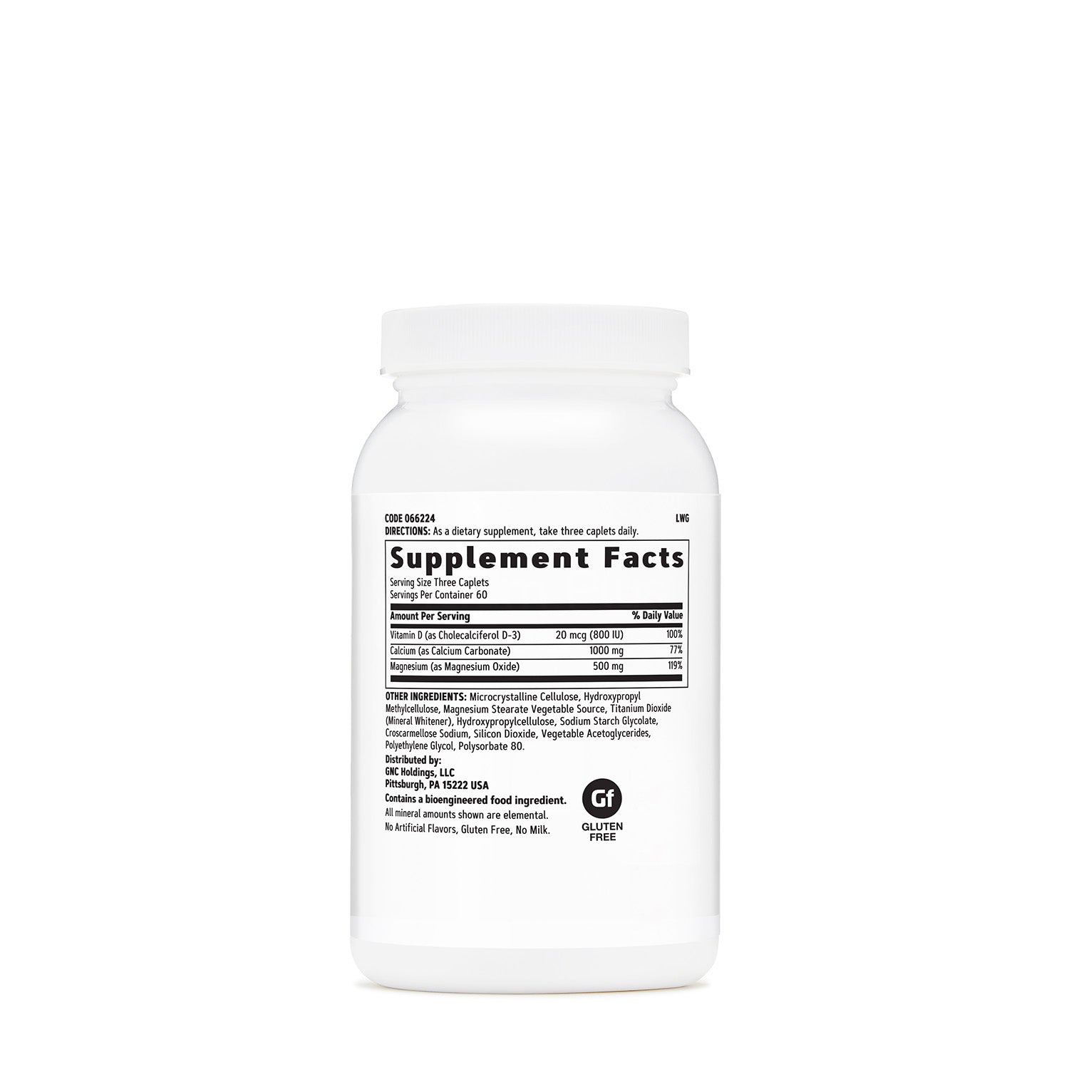 GNC Calcium Plus Magnesium & Vitamin D-3 1000 mg