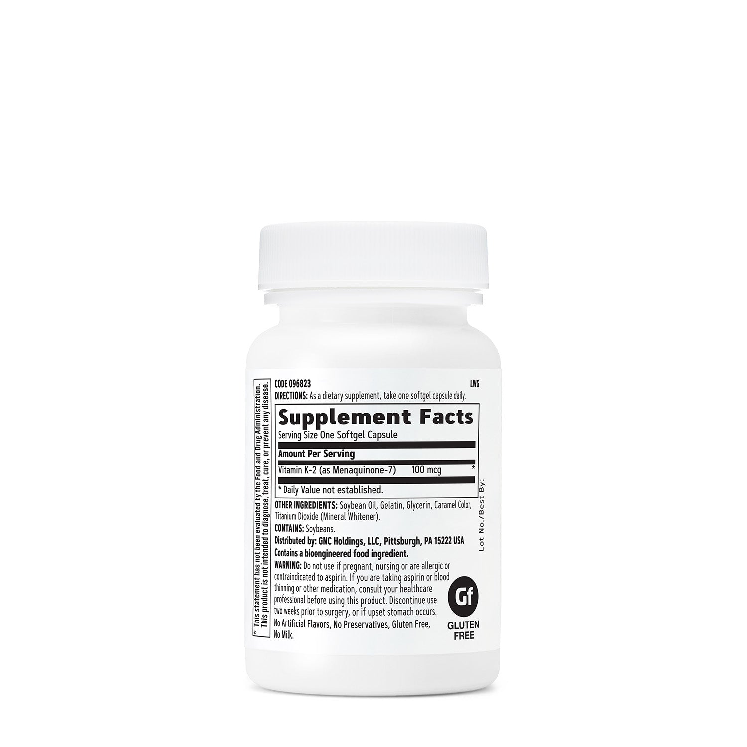 GNC Vitamin K-2 100 mcg