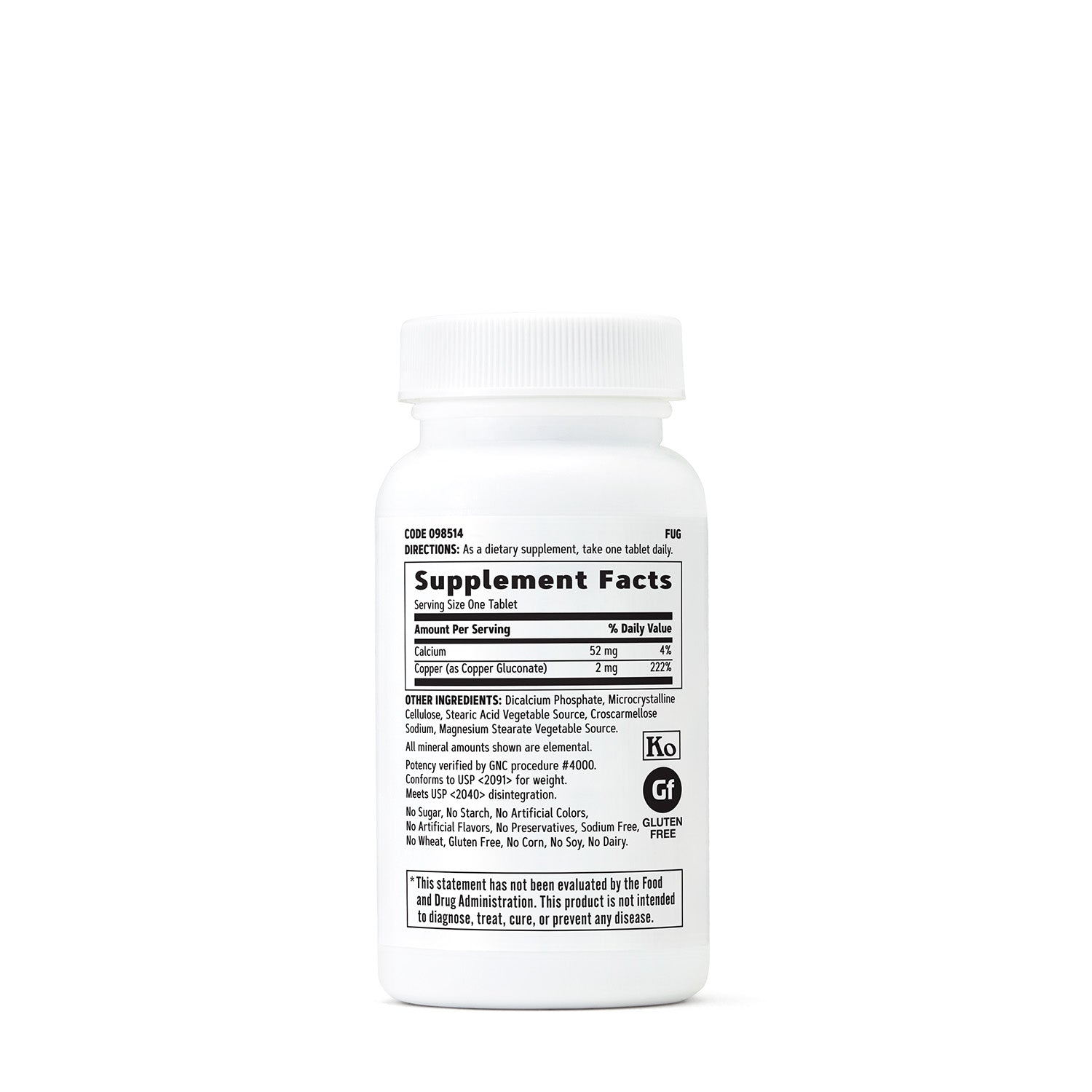 GNC Copper 2 mg