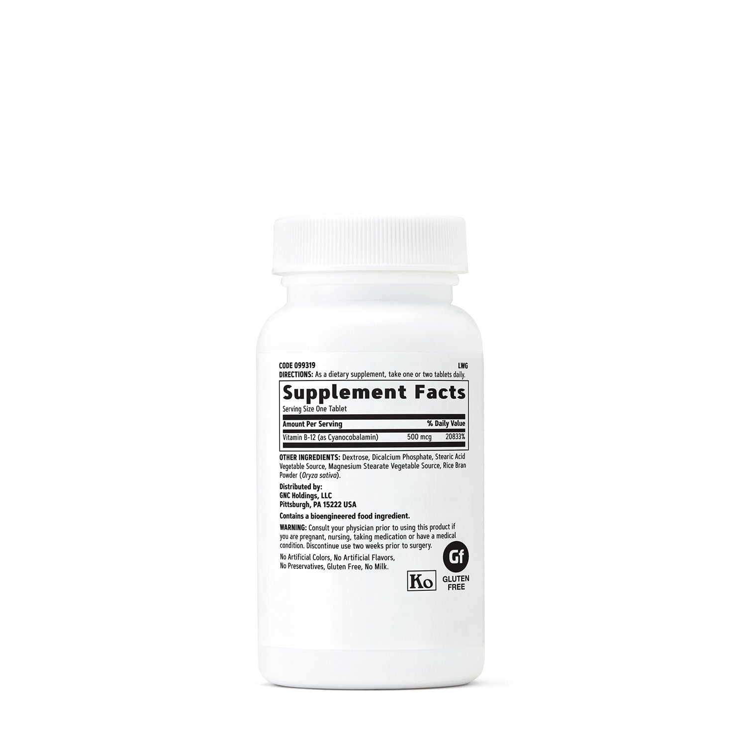 GNC Vitamin B-12 500 mcg