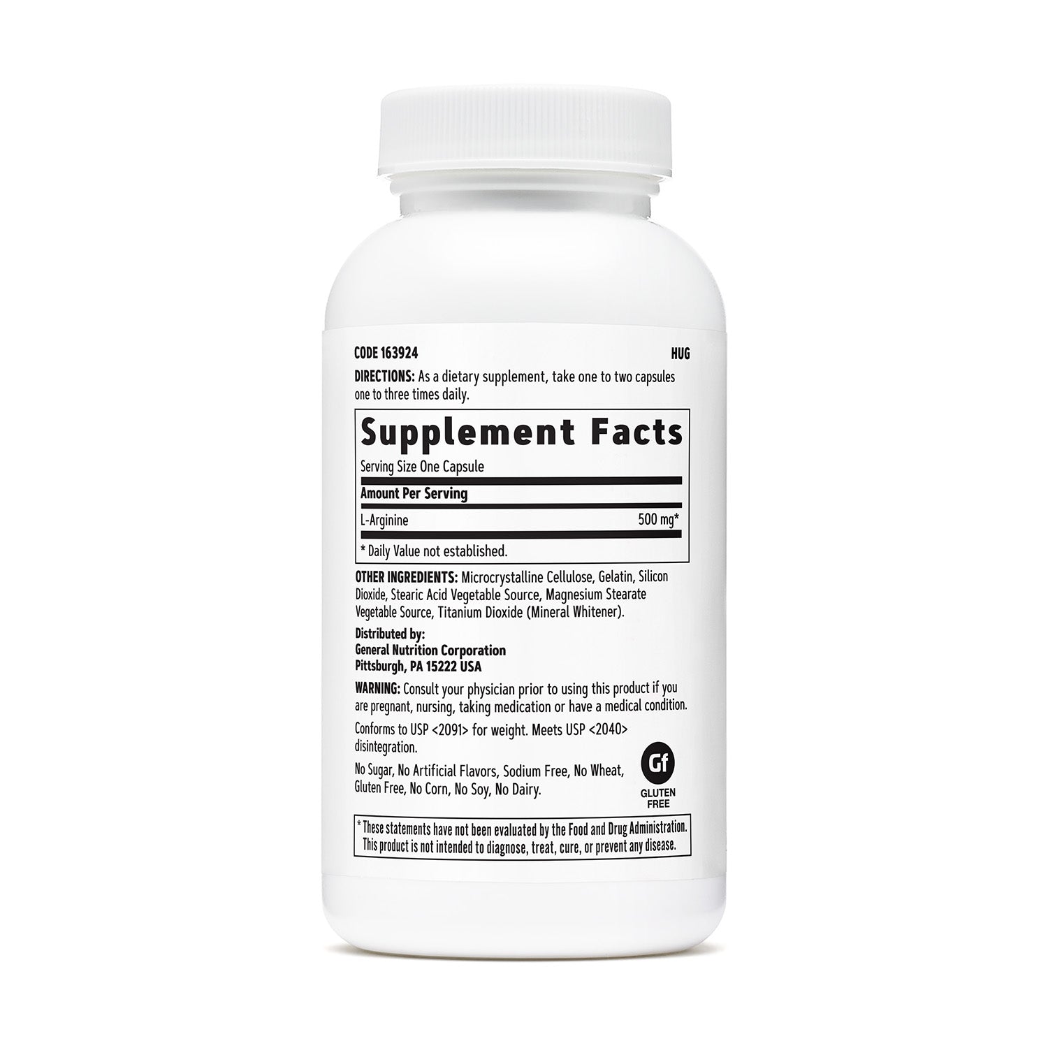 GNC L-Arginine 500 mg