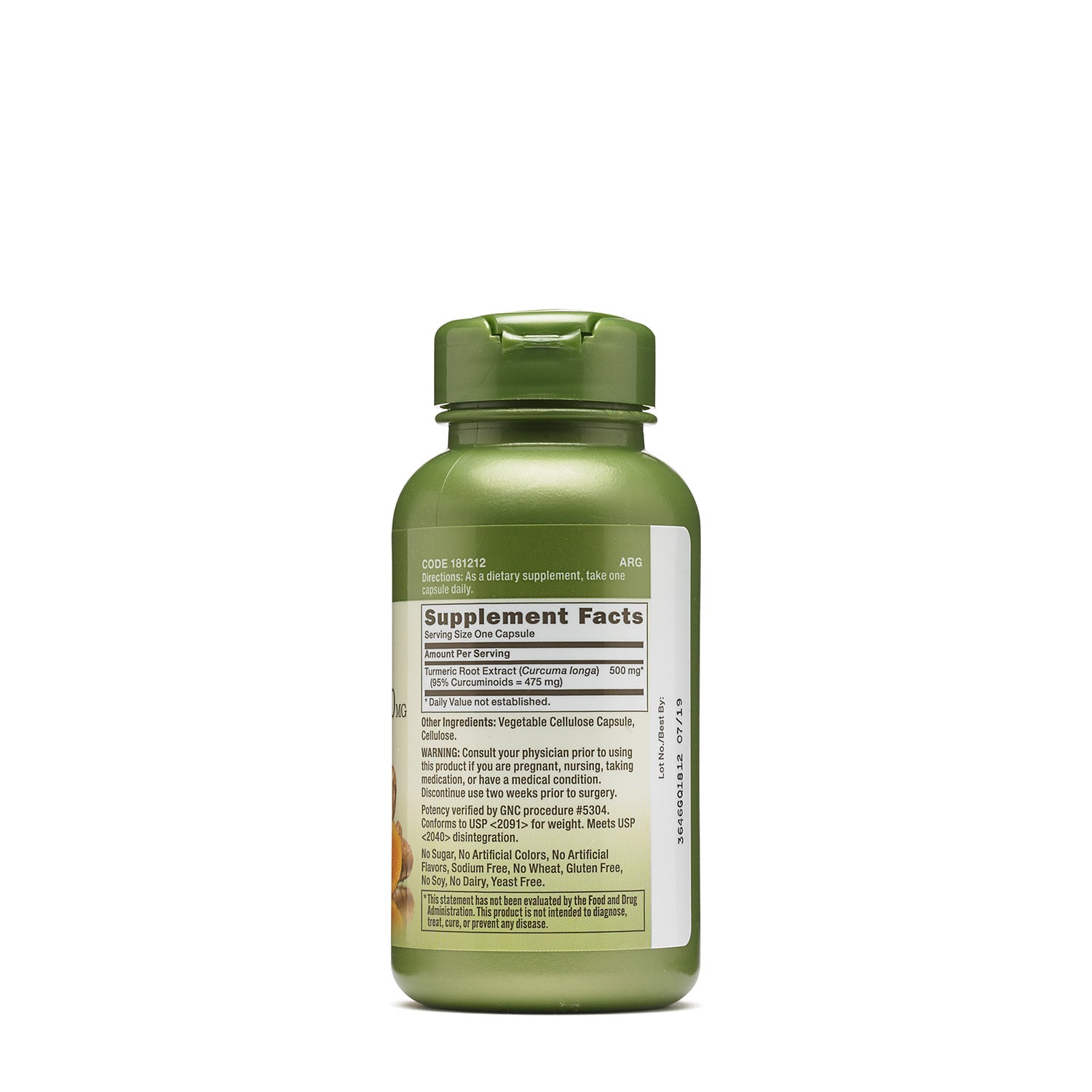 GNC Herbal Plus® Turmeric Curcumin 500 mg