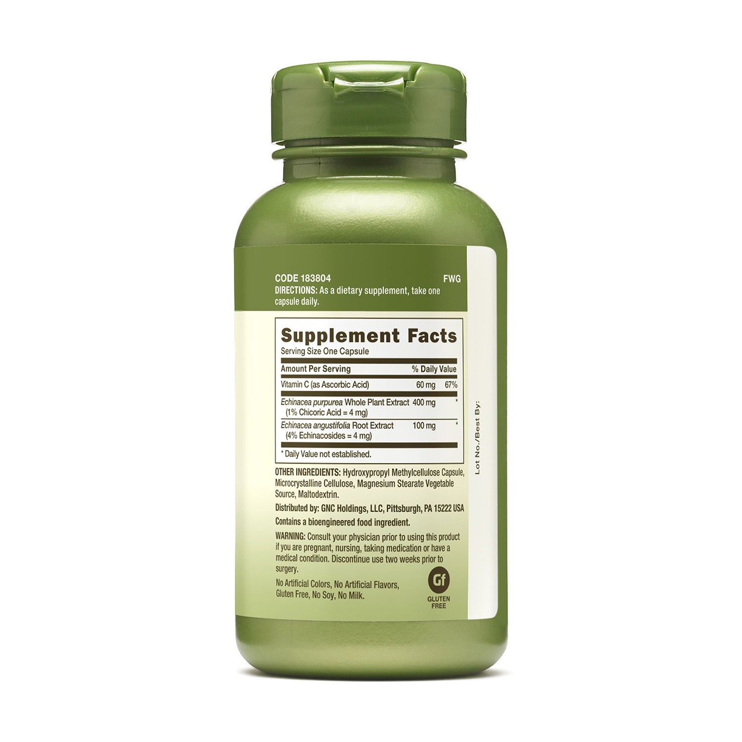GNC Herbal Plus® Echinacea & Vitamin C