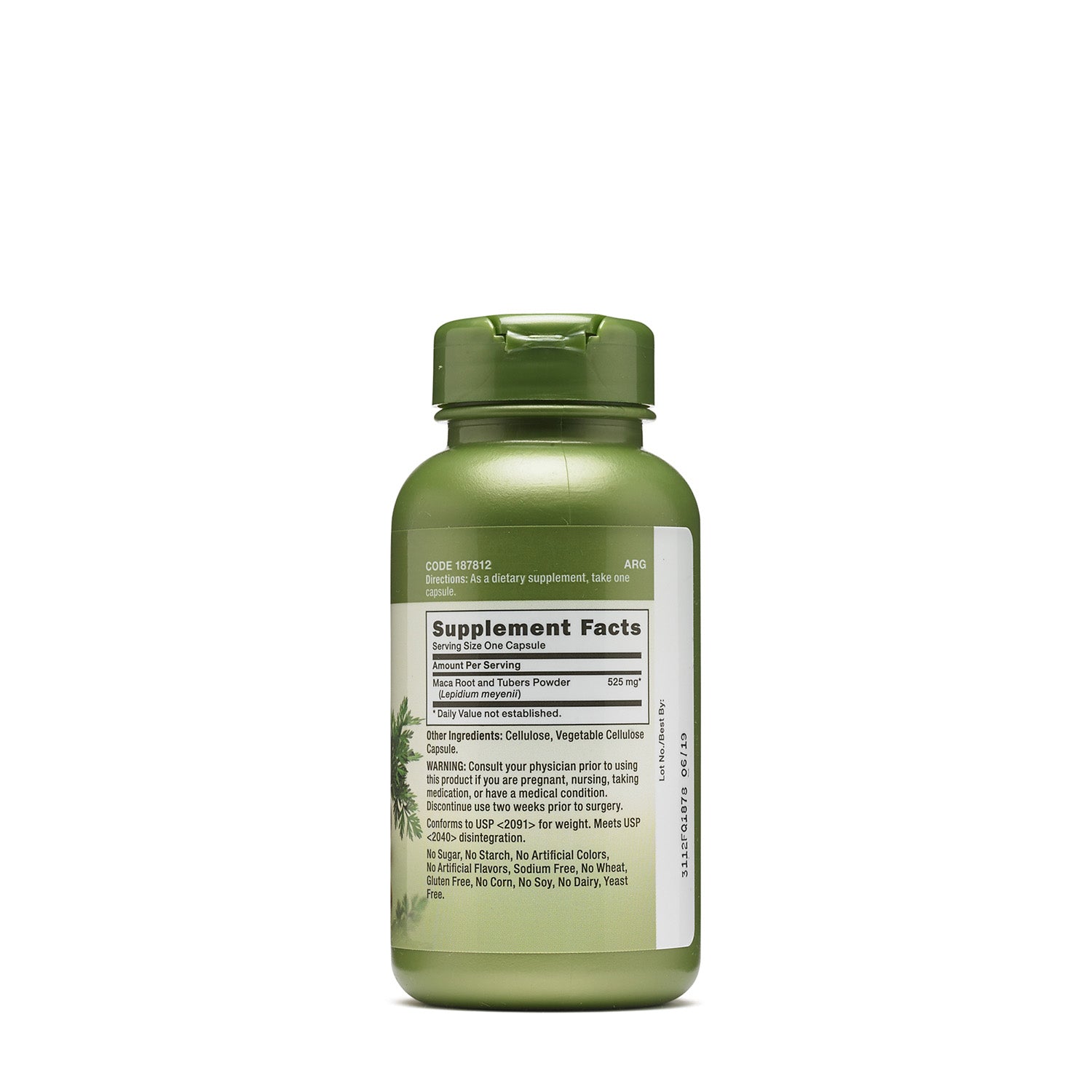 GNC Herbal Plus® Maca Root 525 mg
