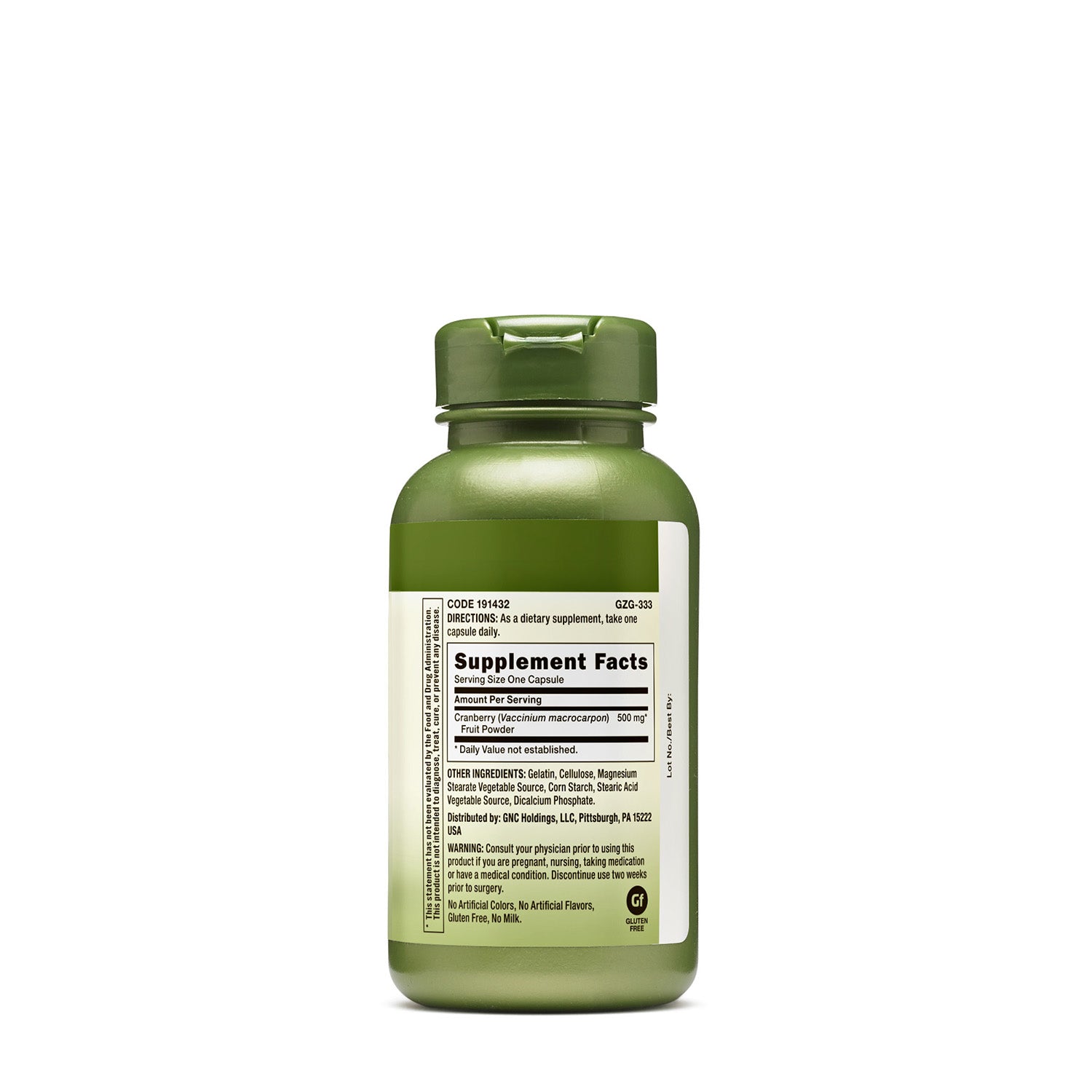 GNC Herbal Plus® Cranberry Fruit 500 mg