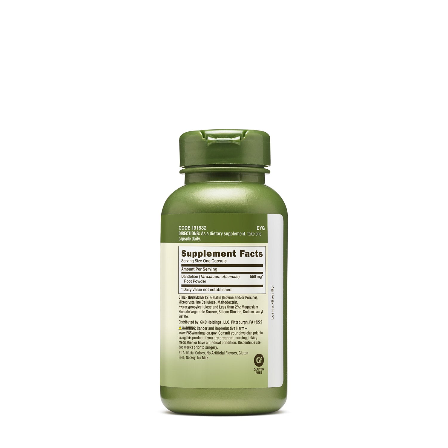 GNC Herbal Plus® Dandelion Root 550 mg