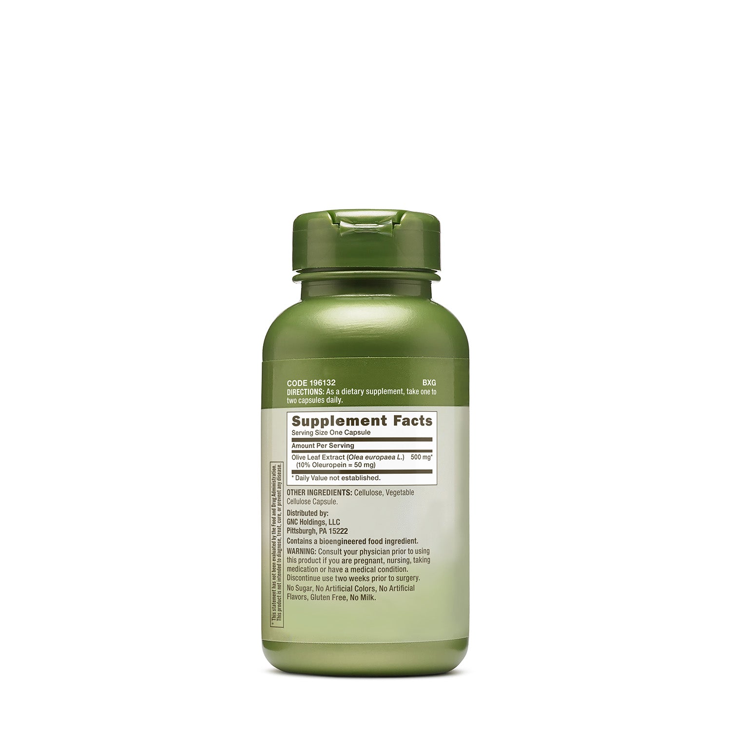 GNC Herbal Plus® Olive Leaf 500 mg