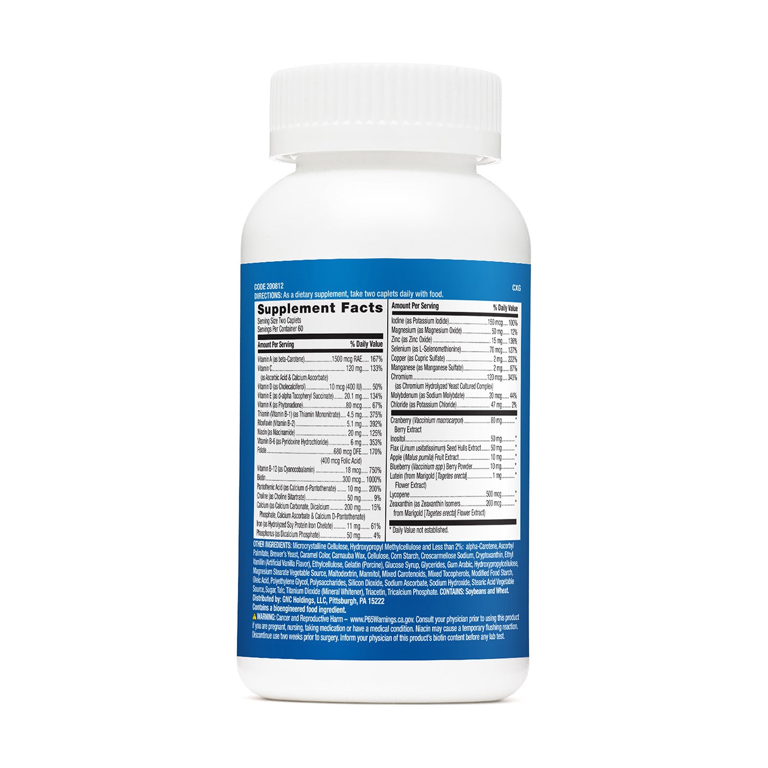 GNC Milestones® Teen Multivitamins for Boys 12-17
