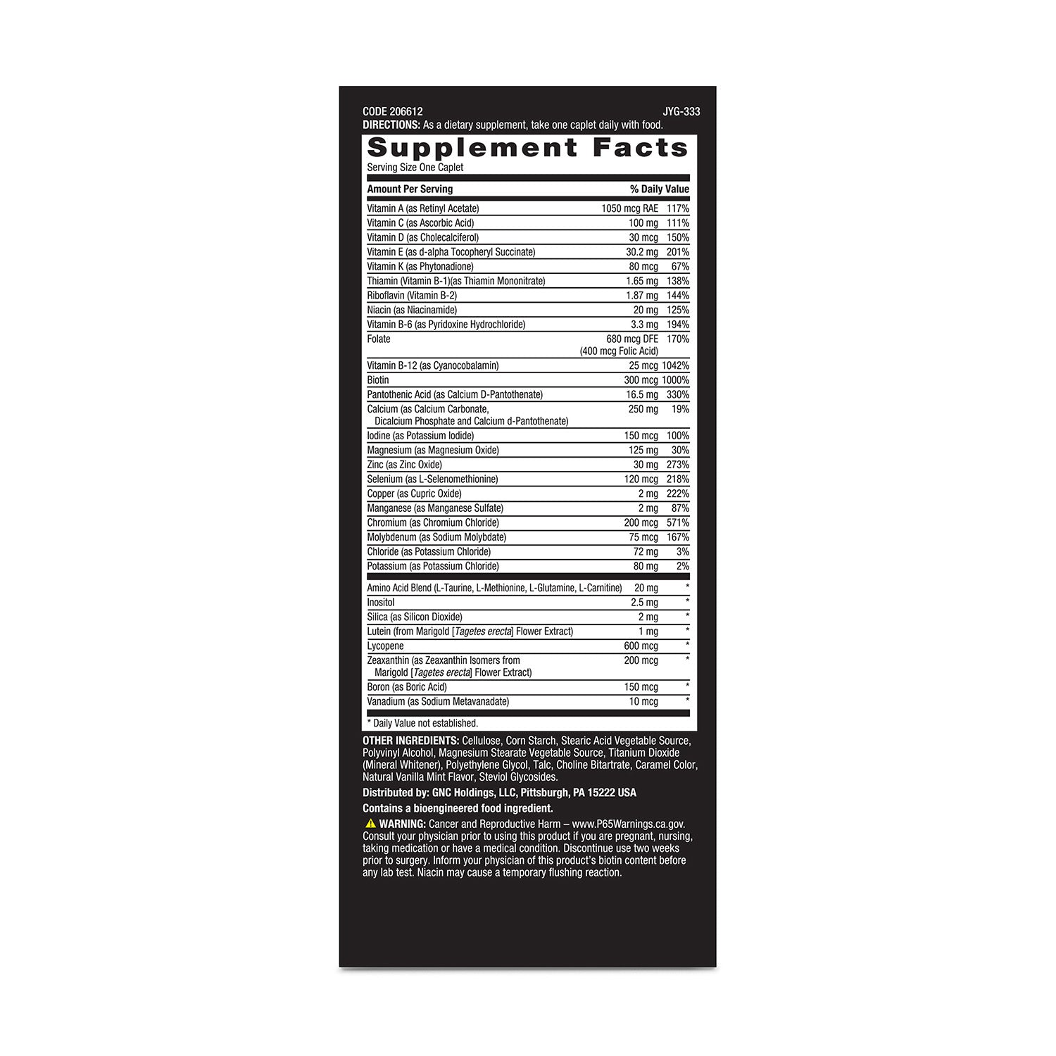 GNC Mega Men® Essentials One Daily Multi