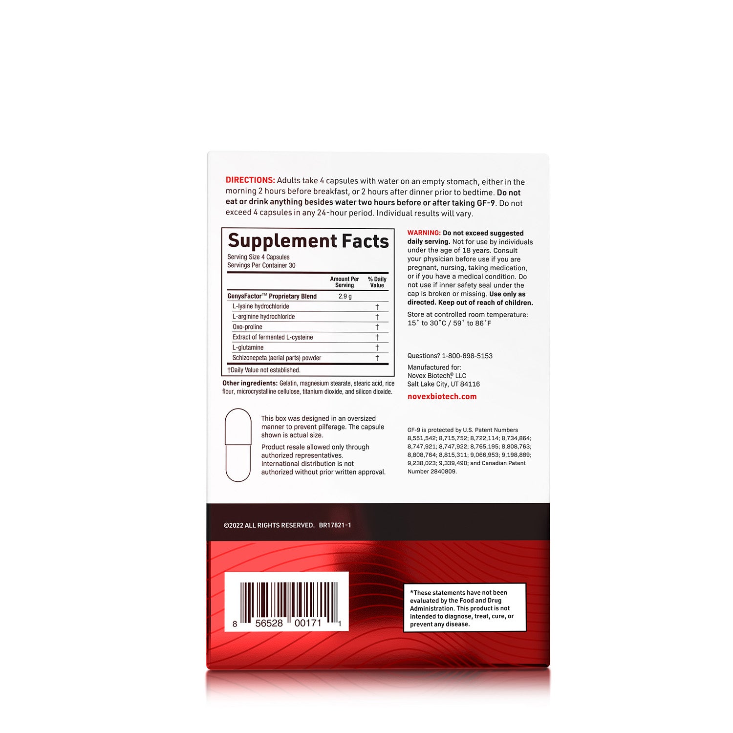 Novex Biotech® GF-9® Human Growth Hormone