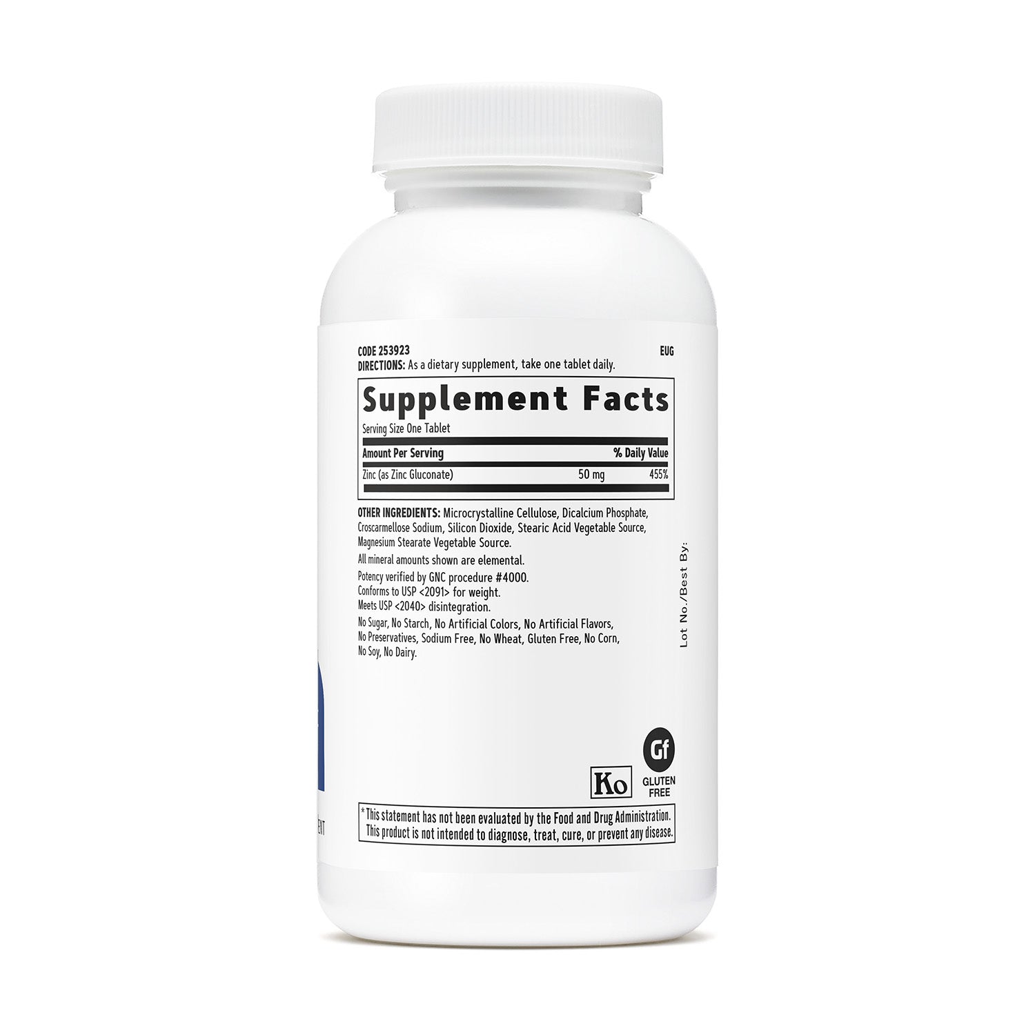 GNC Zinc 50 mg