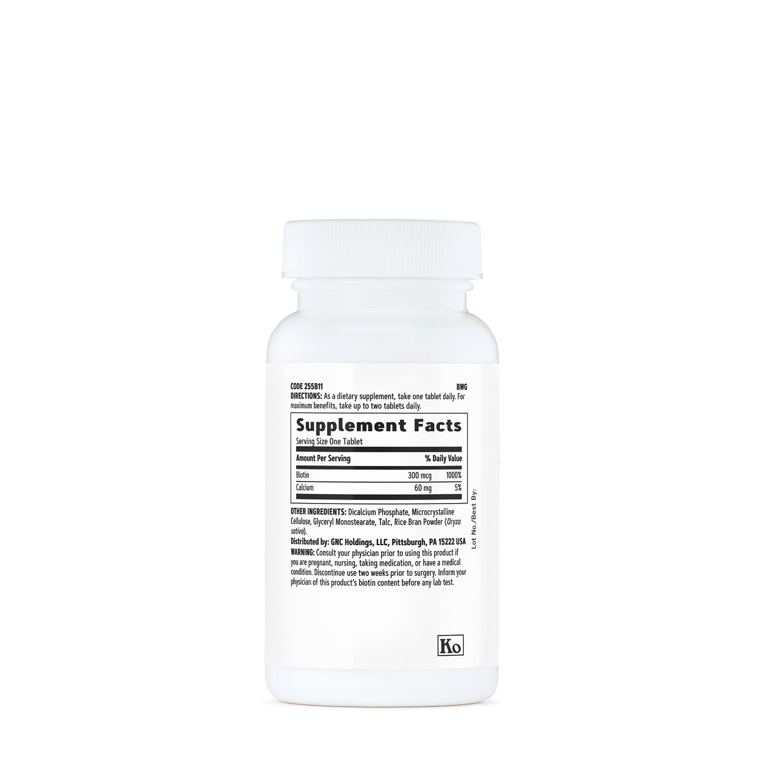 GNC Biotin 300 mcg
