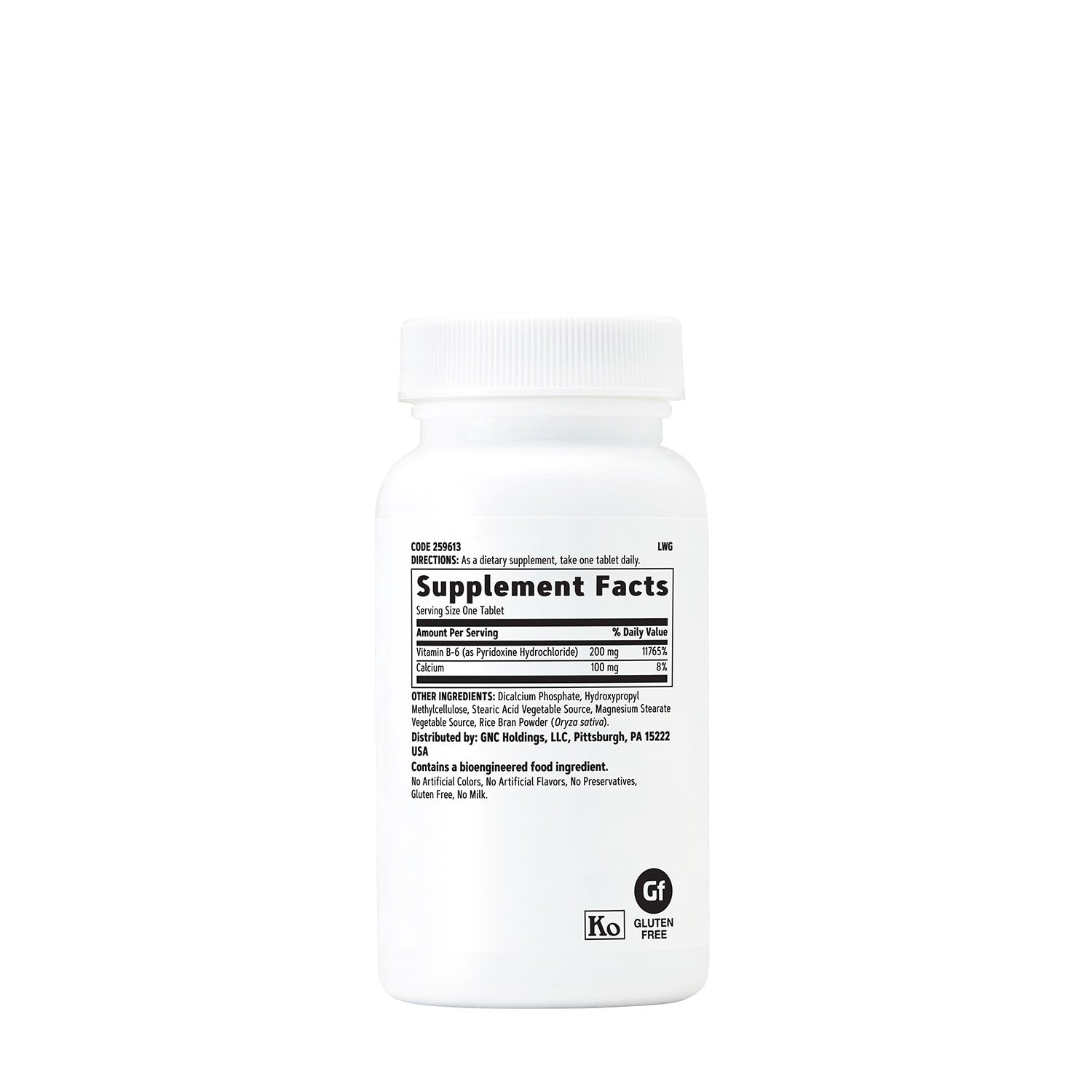 GNC Vitamin B-6 200 mg