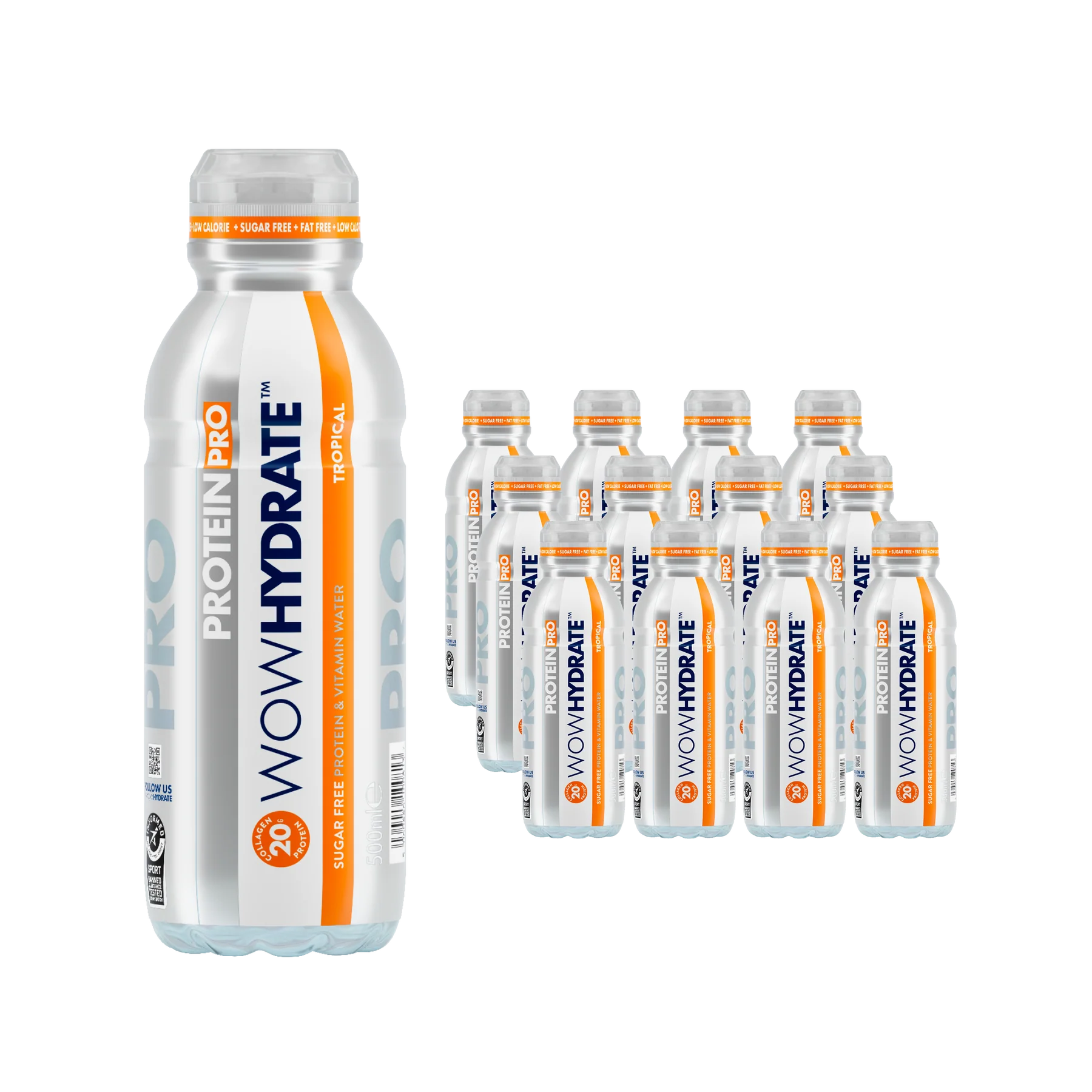 WOW Hydrate™ Protein Water Pro 20g