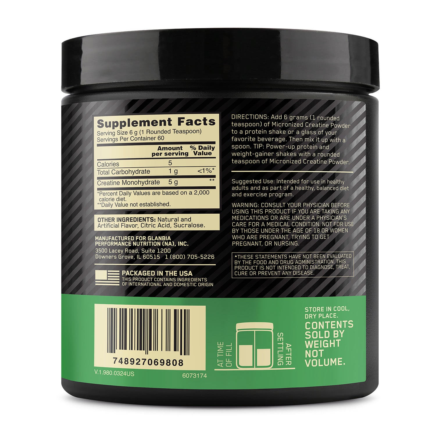 Optimum Nutrition® Micronized Creatine Powder