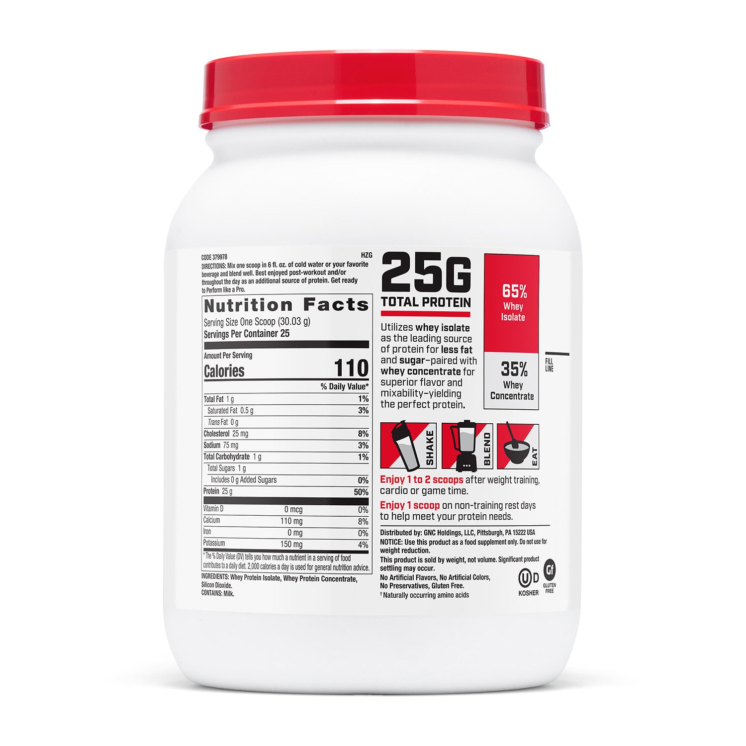 GNC Pro Performance® 2.0 100% Whey