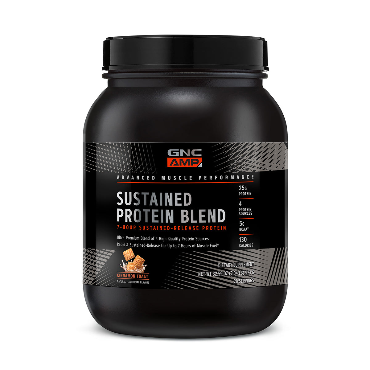 GNC AMP® Sustained Protein Blend (EXPIRY JAN 2027)