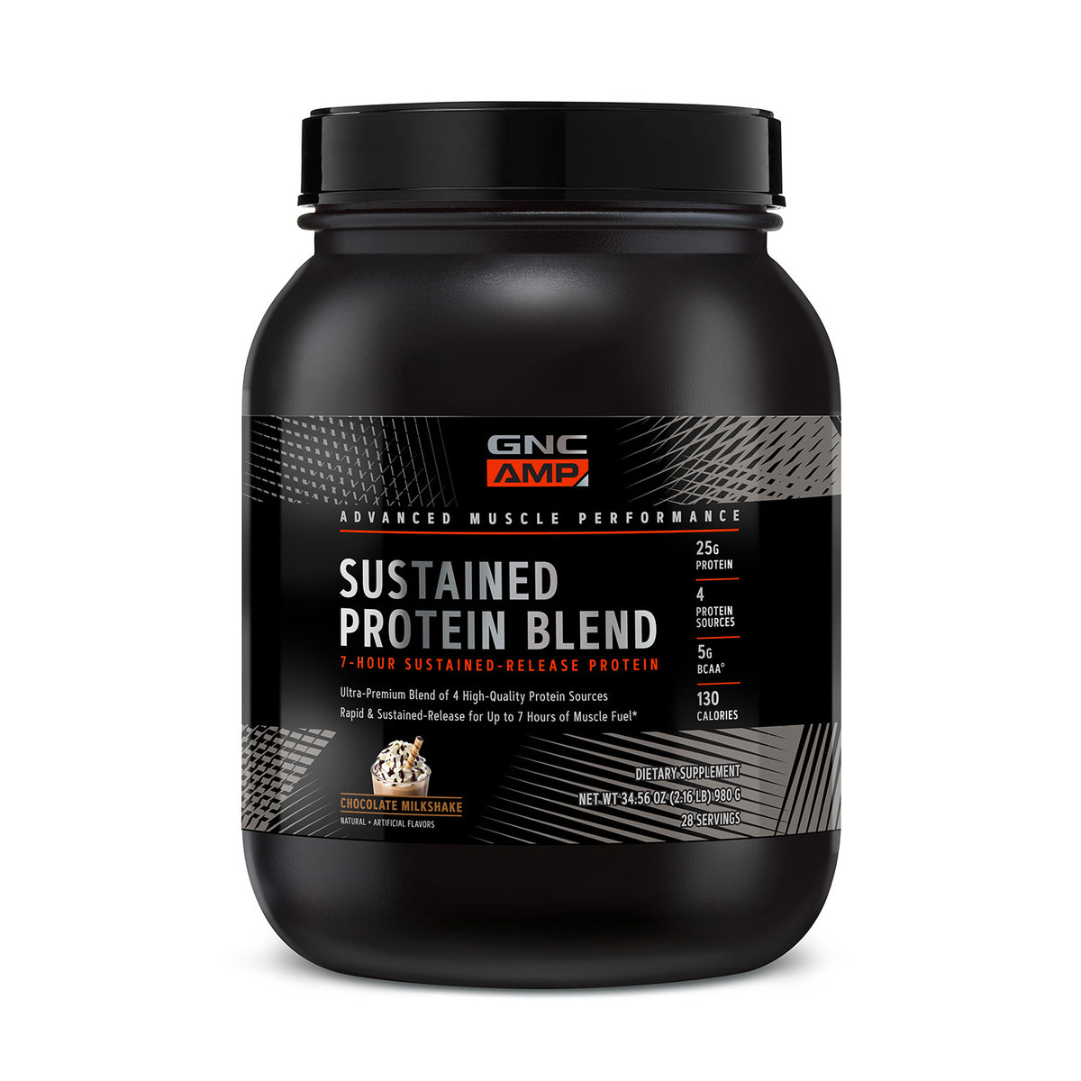 GNC AMP® Sustained Protein Blend (EXPIRY JAN 2027)