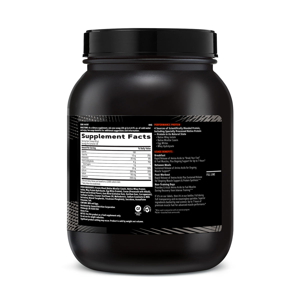 GNC AMP® Sustained Protein Blend (EXPIRY JAN 2027)