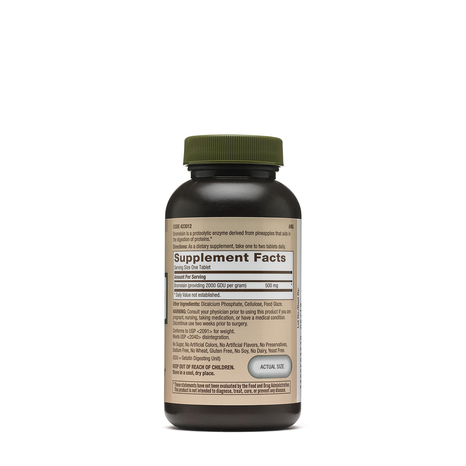 GNC Natural Brand™ Bromelain 500 mg