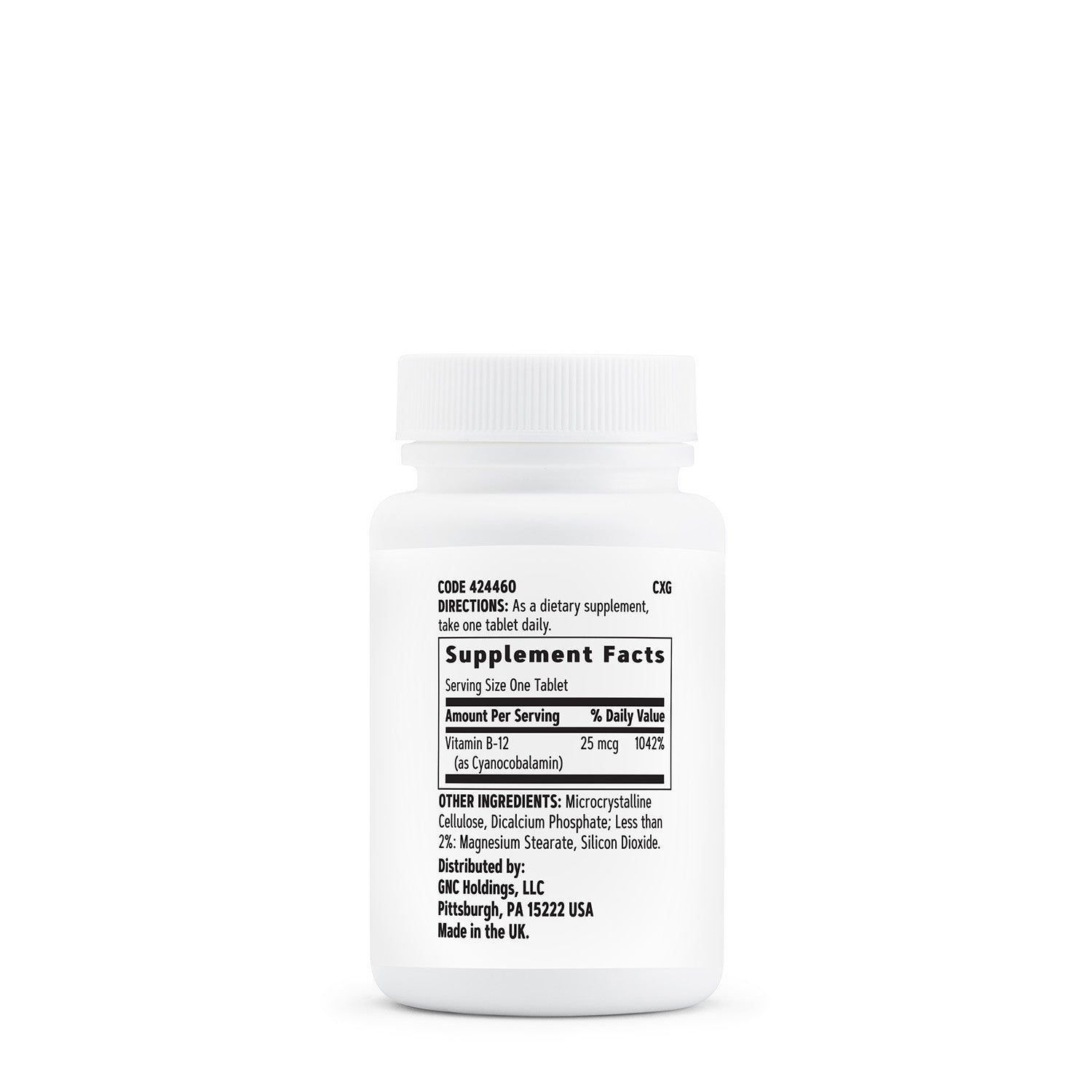 GNC Select™ Vitamin B-12 25 mcg (B2GO)