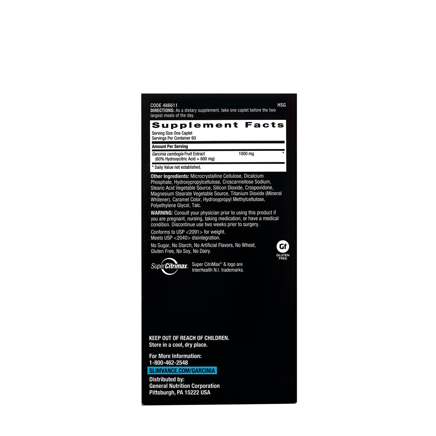 GNC BodyDynamix® Super Citrimax® Garcinia