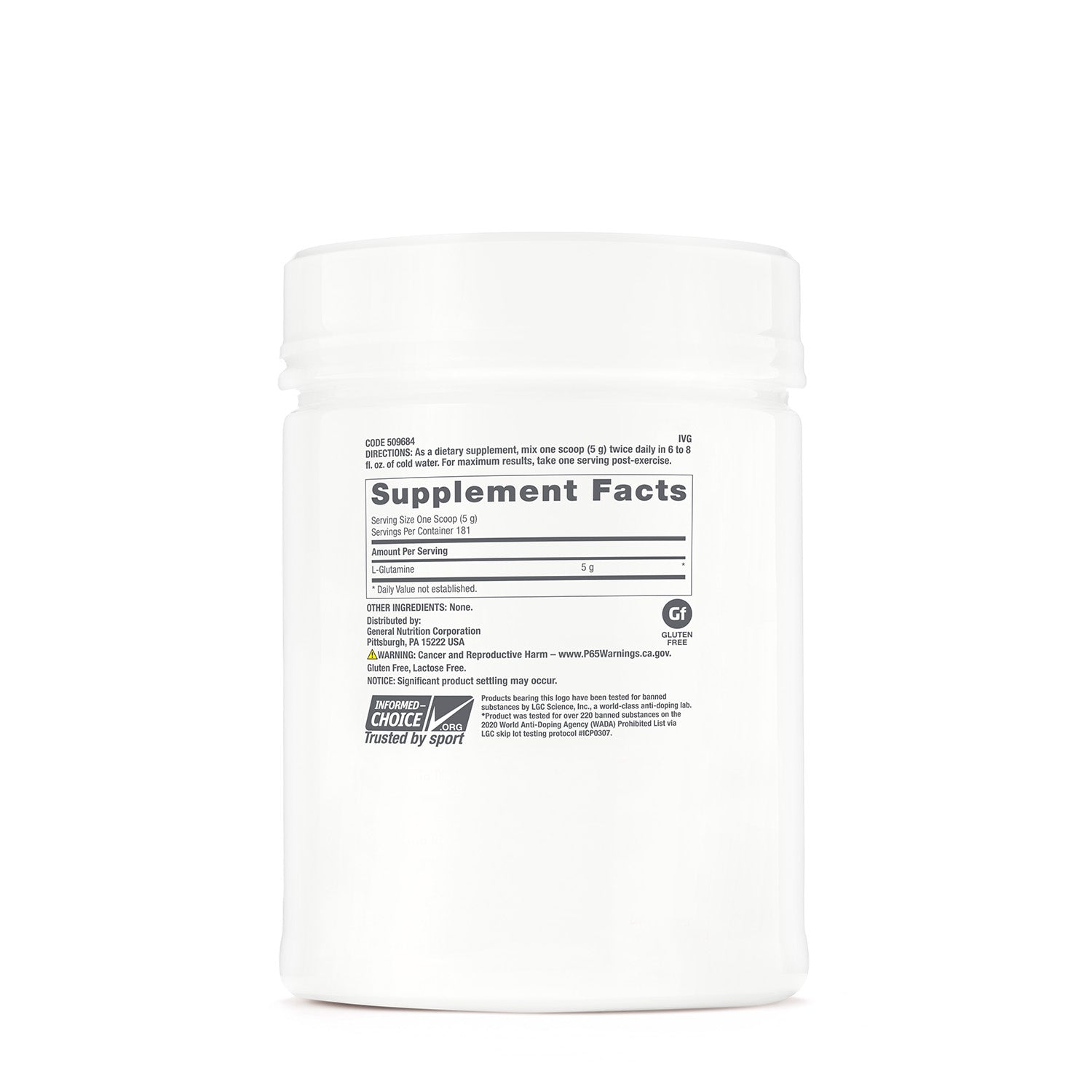 GNC Pro Performance® L-Glutamine 5000 mg
