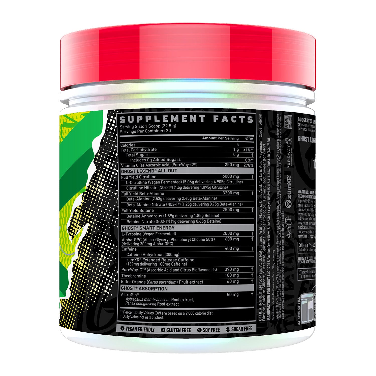GHOST® LEGEND® ALL OUT V2 Pre-Workout