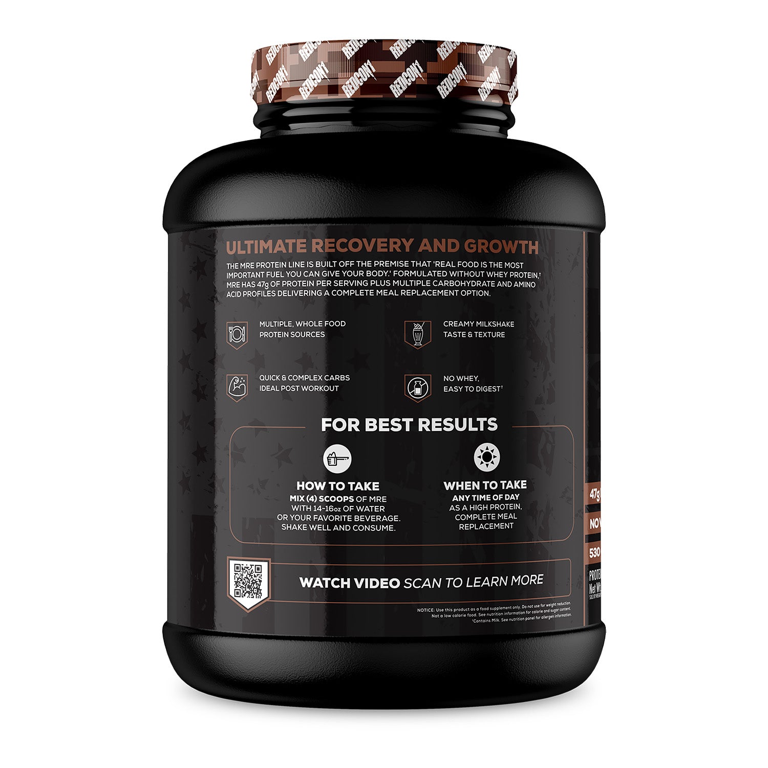 REDCON1® MRE® & Red Rex Massive Mass Stack