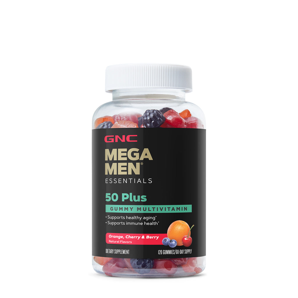 GNC Mega Men® Essentials 50 Plus Gummy Multivitamin